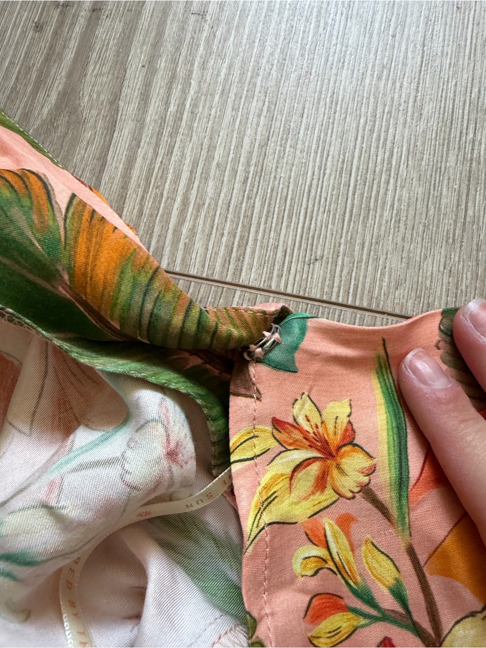 Farm Rio Birds Mini Wrap Skirt Canto Dos Passaros tropical vibrant colorful - Picture 7 of 10